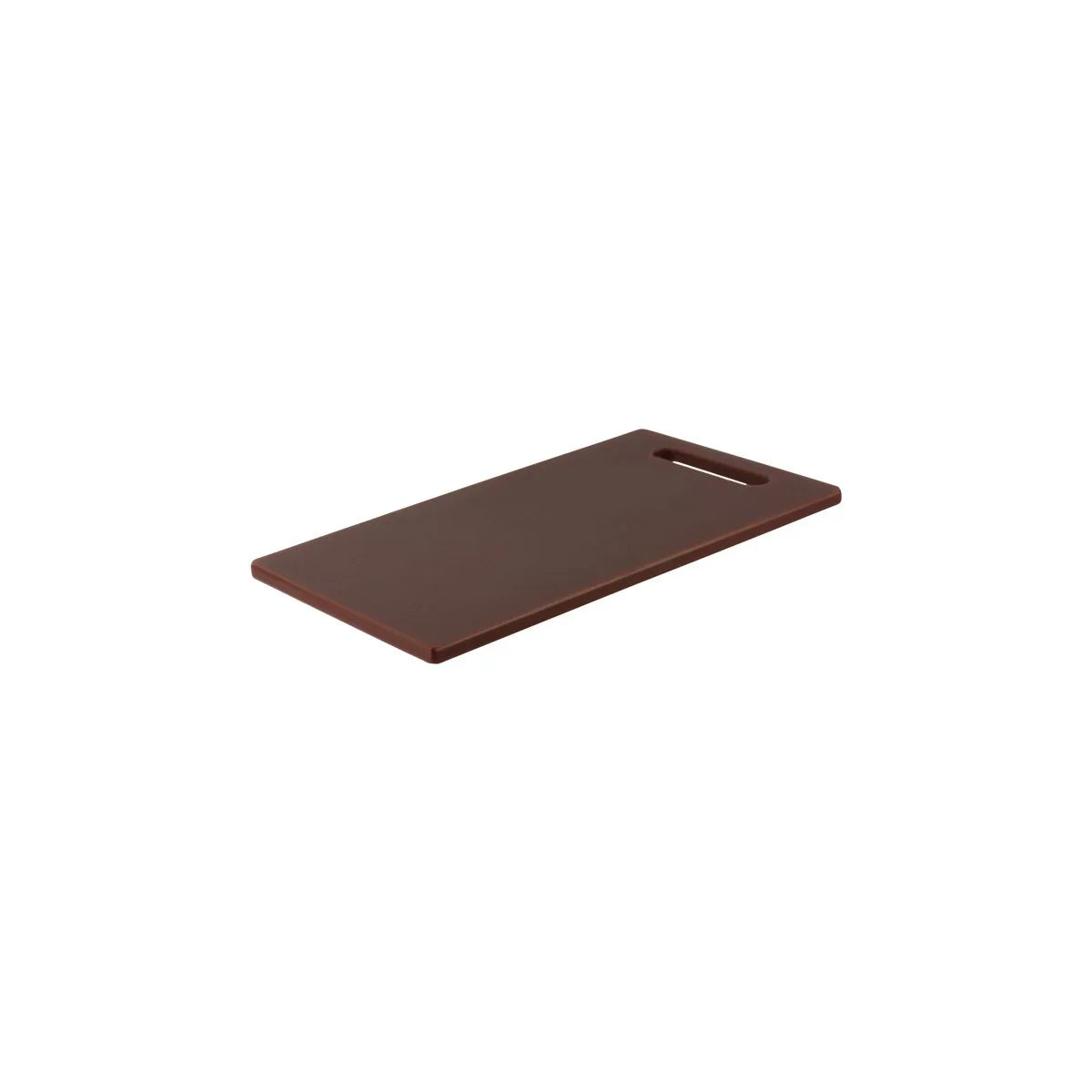 Cutting Board Polyethylene Brown with Handle 400x250x13mm