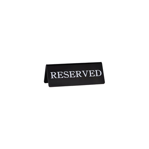 RESERVE SIGN-BLK 15x5mm