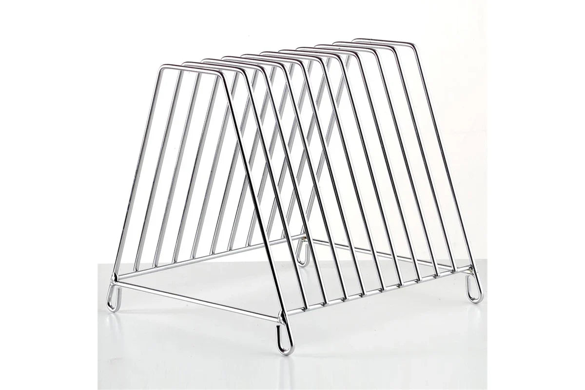 Stainless Steel Cutting Board Rack 10 Slot (1pc)