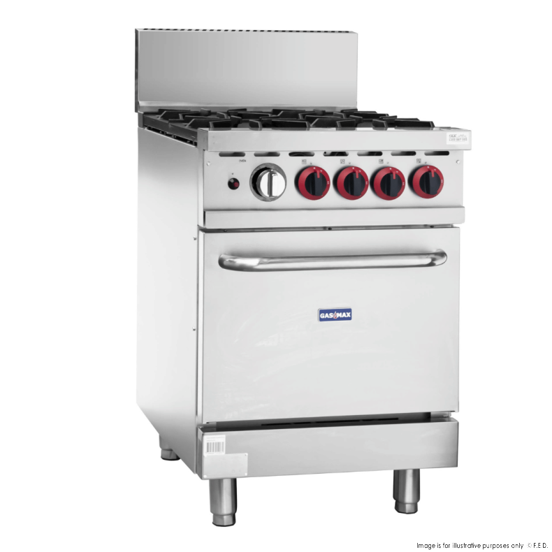 Four gas burner with oven with flame failure 182MJ