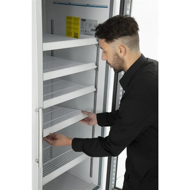 Polar G-Series Upright Display Freezer White - 920Ltr