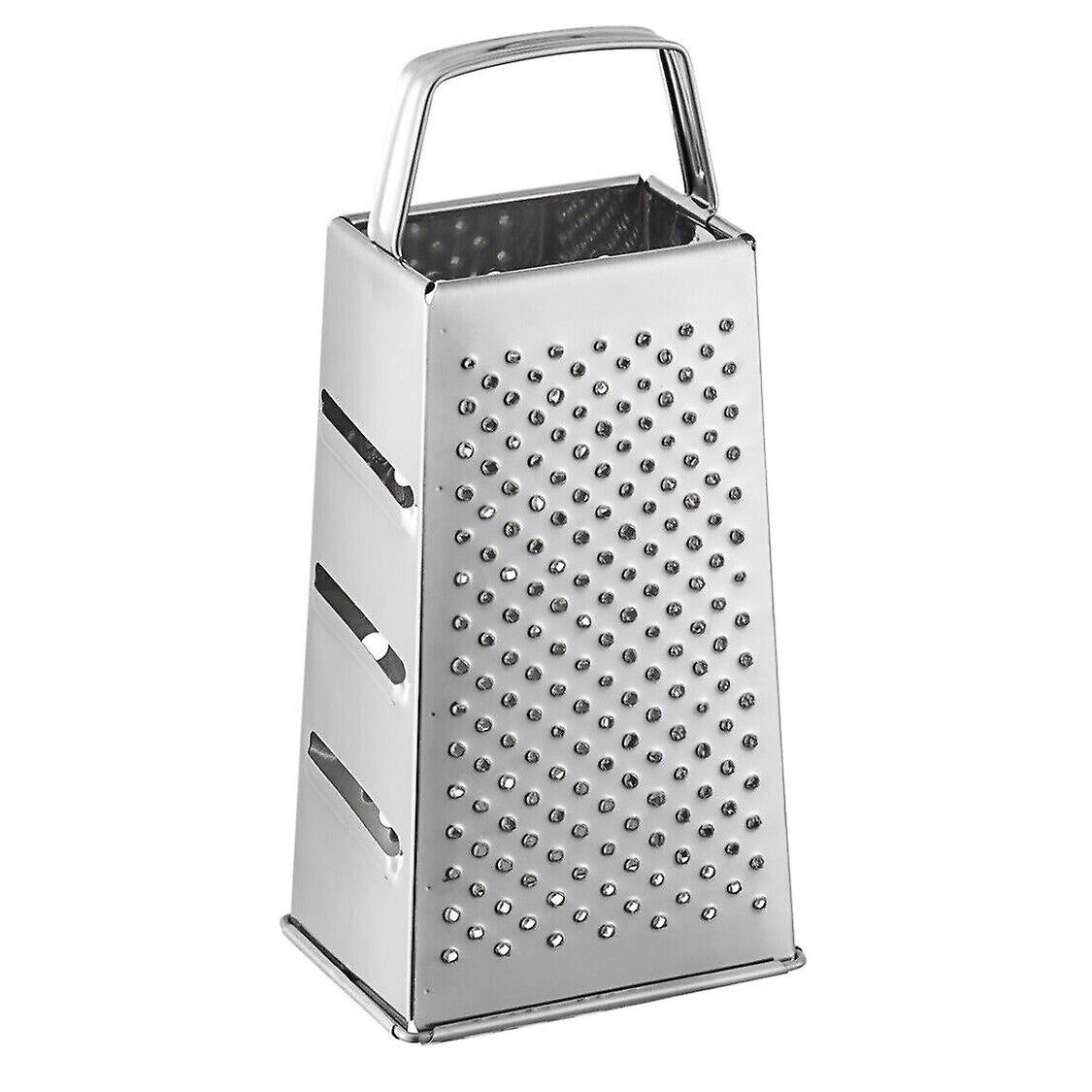 SS Grater 9" 4 sides With Stripe Handle 1pc