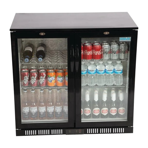 Polar G-Series Back Bar Cooler with Hinged Doors 198Ltr