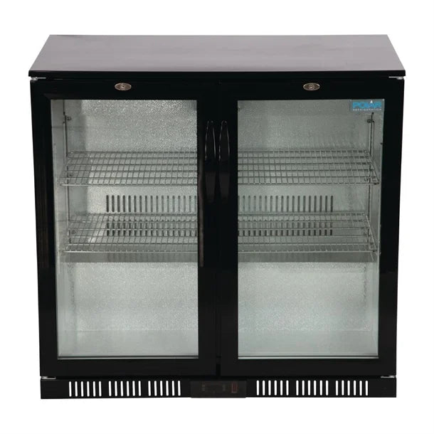 Polar G-Series Back Bar Cooler with Hinged Doors 198Ltr
