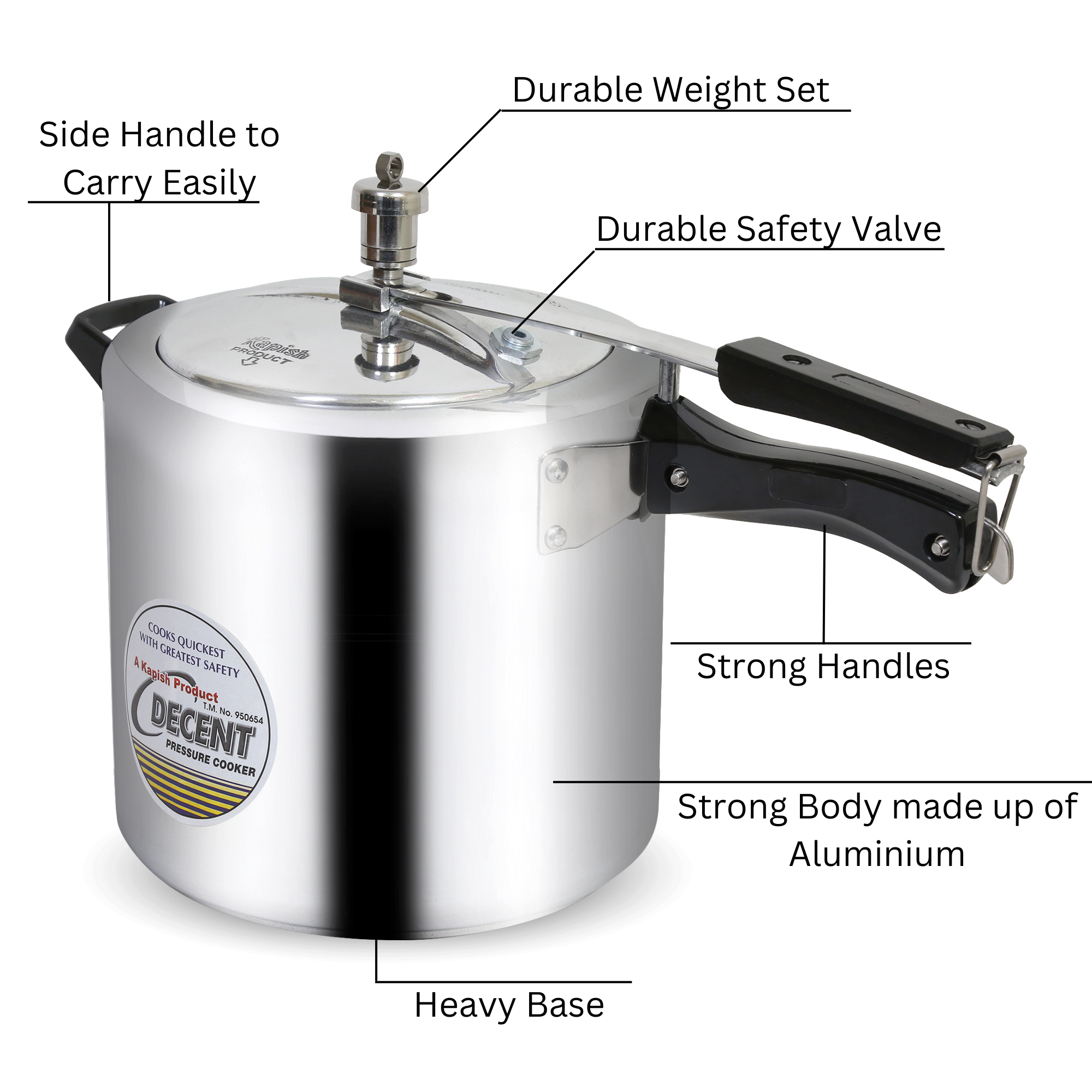 Inner Lid Pressure Cooker 6 Ltr