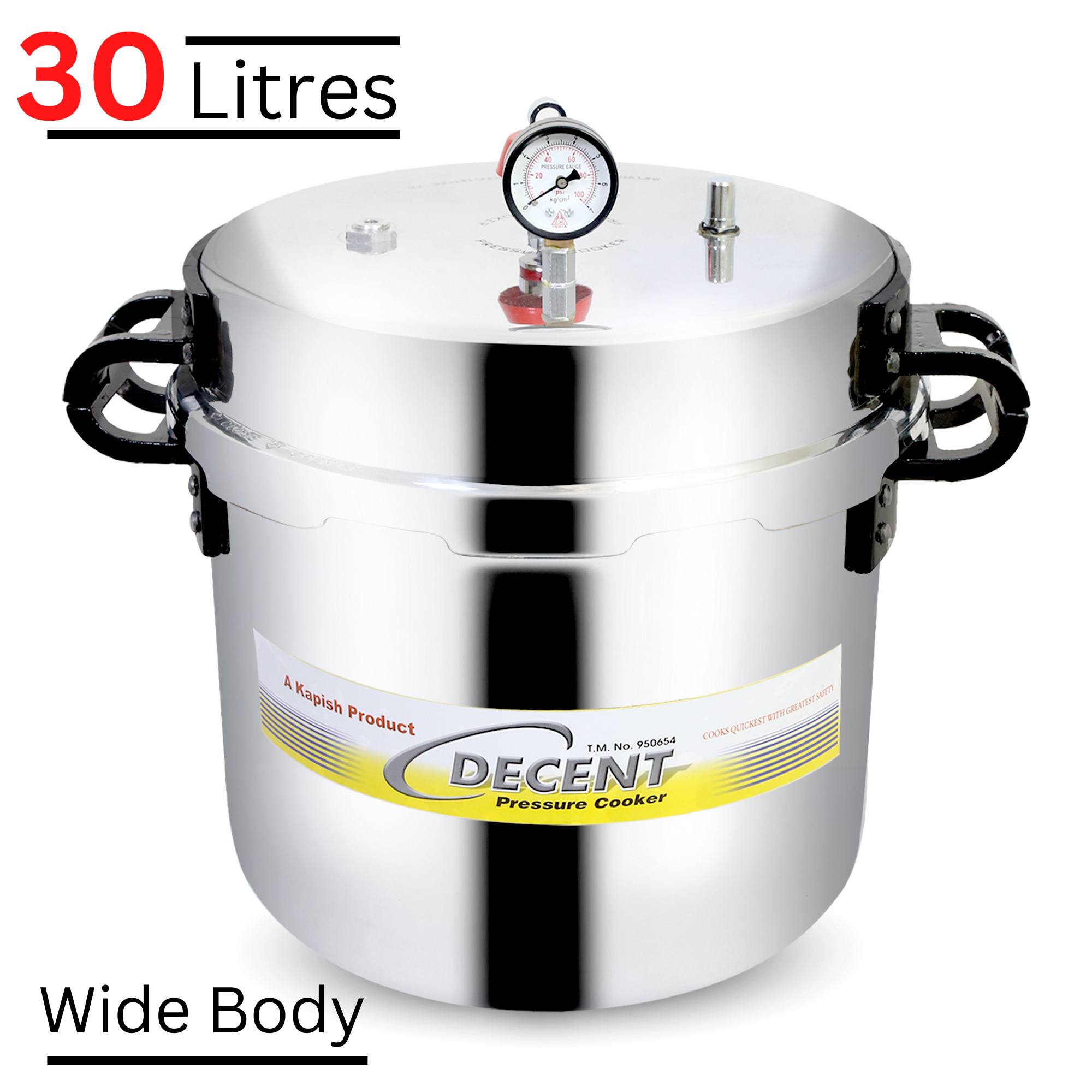 Outer Lid Pressure Cooker 30 LTR Aluminum