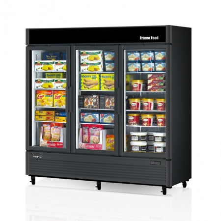 GLASS DOOR  FREEZER [Swing door] 3 door