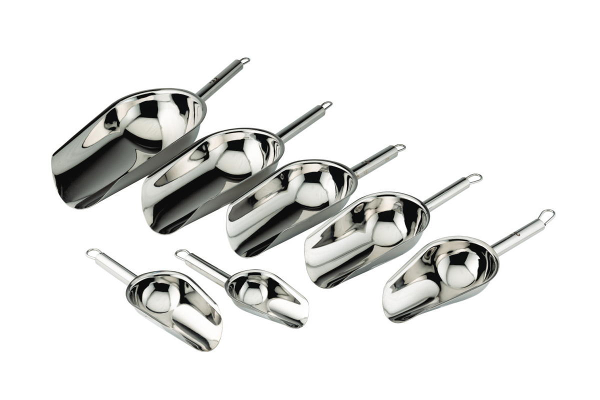 Ice Scoop Stainless Steel - 12.7 x 7.7 cm  1pc