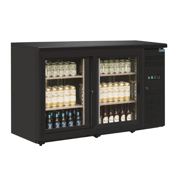 Polar U-Series Back Bar Counter - 2 Door