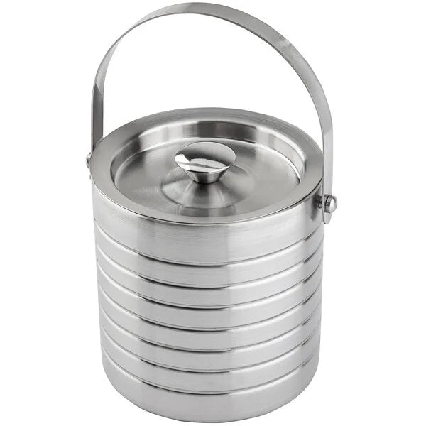 SS Ice Bucket Beehive Style (0.95 Ltr) 12.4 x 13CM