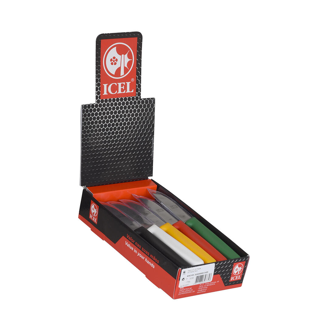 VEG. KNIFE WAVY 100mm CDU