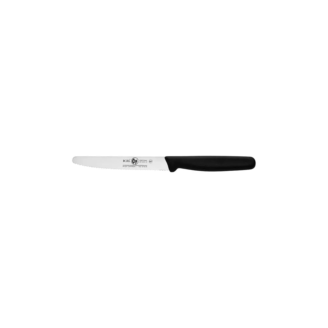 STEAK KNIFE BLACK  HANDLE 120mm