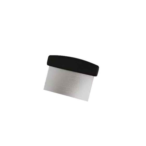 Stainless Steel Dough Scrapper With Black Handle 13 x 11 1pc