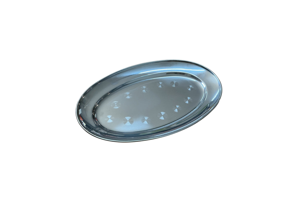 Stainless Steel Oval plate 29cm 1PC