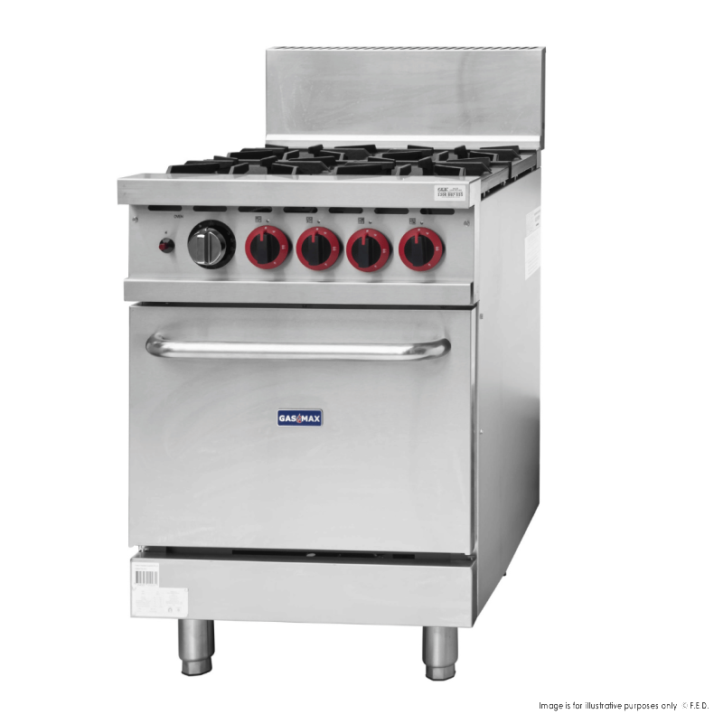 Four gas burner with oven with flame failure 182MJ