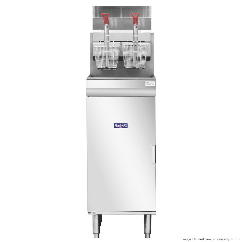 22L 4 Burner Gas Fryer 394x769x1195mm LPG - 120mj/h
