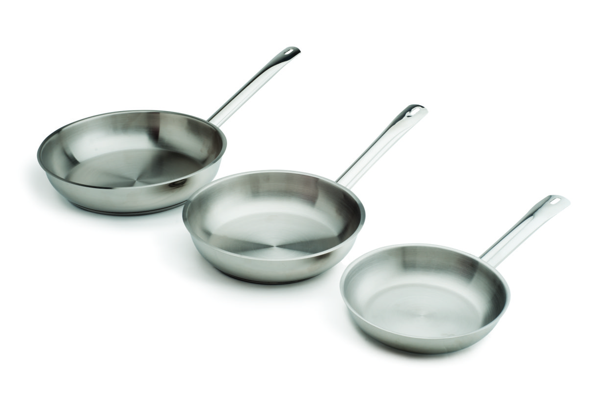 Stainless Steel Frying Pan -28 Cm X 6 Cm 1pc