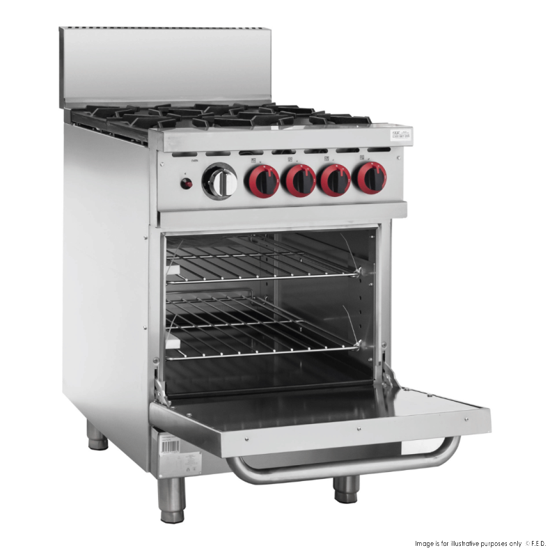 Four gas burner with oven with flame failure 182MJ