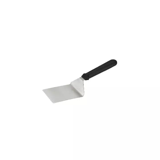 GRIDDLE SCRAPER WITH BLACK HANDLE