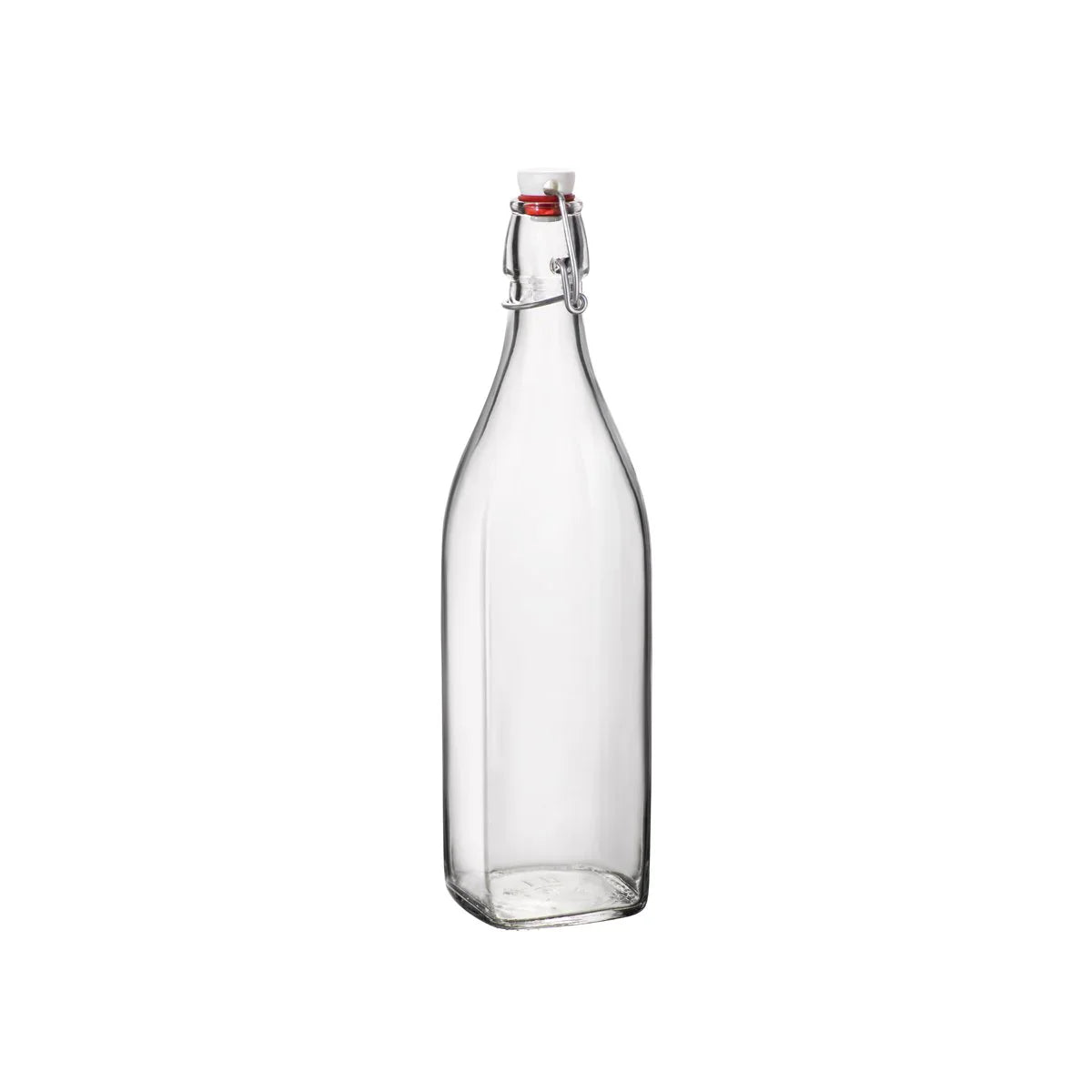 SWING BOTTLE 1.0lt CLEAR GLASS