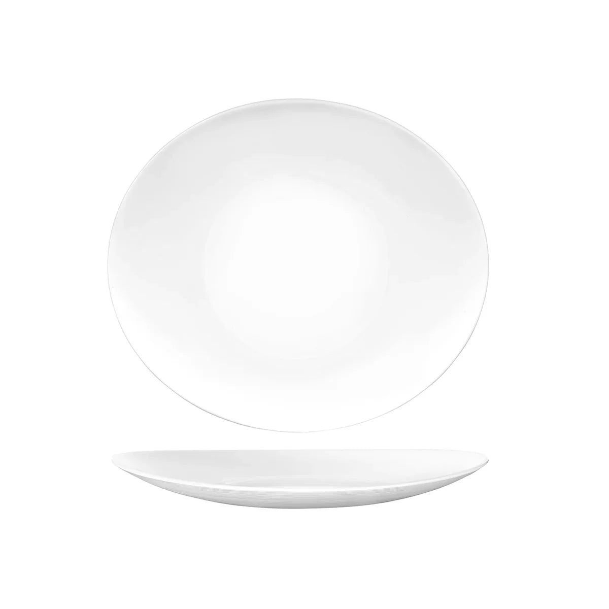 Prometeo Oval Coupe Platter White 270x240mm