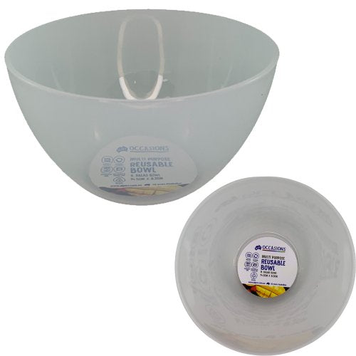 1Ltr Transparent Small Deep Bowl PP (14.5x8.3cm) 1PC