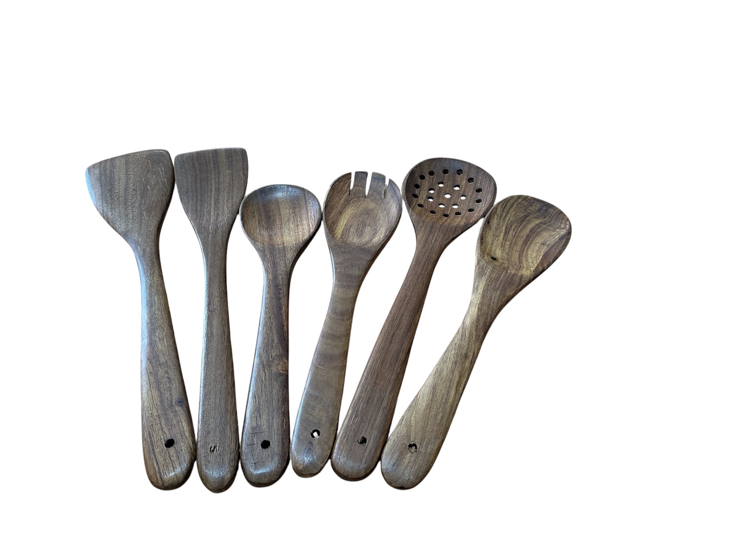 Premium Wooden Cooking set - ROSE WOOD 6Pcs