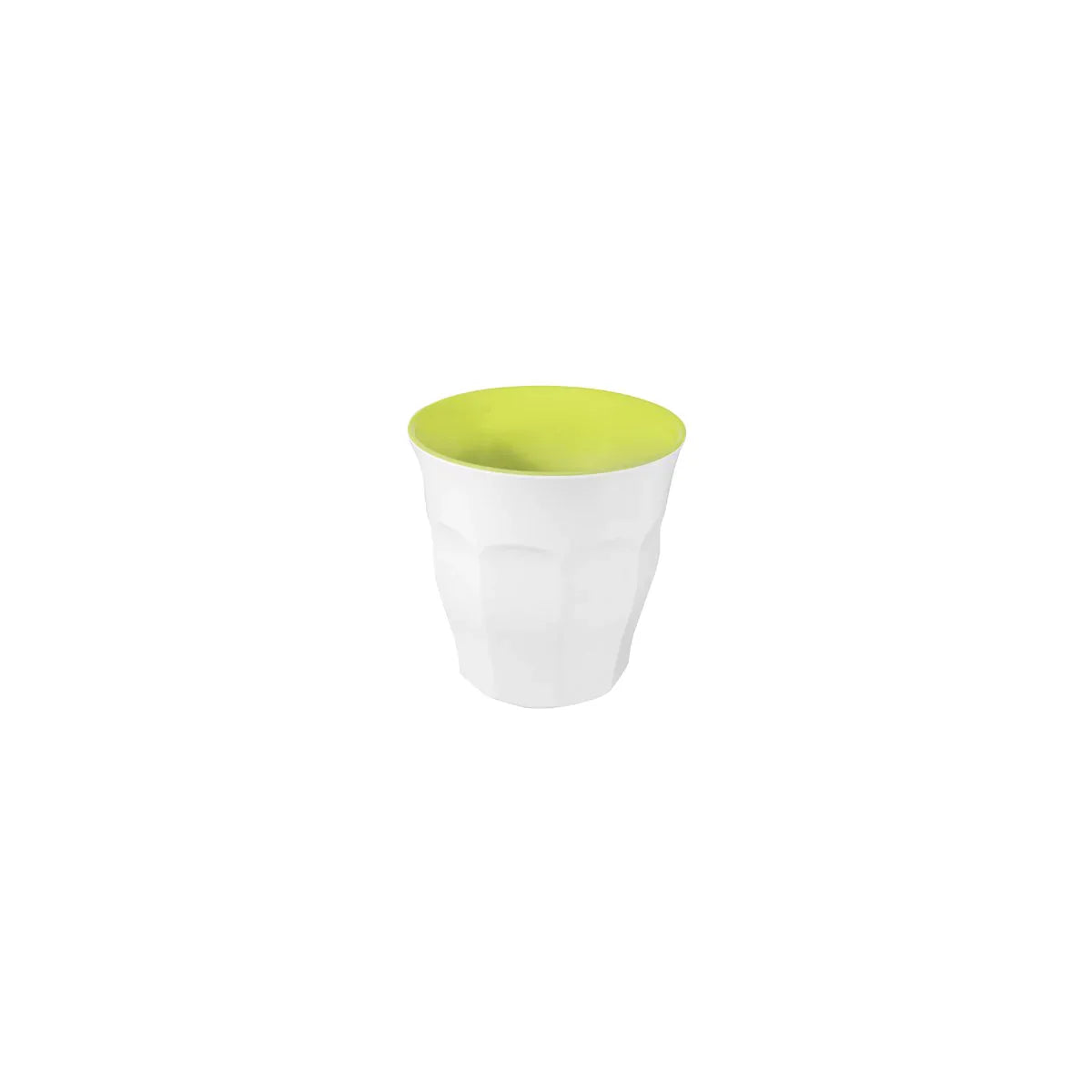 WHITE EXTERIOR/APPLE INTERIROR TUMBLER