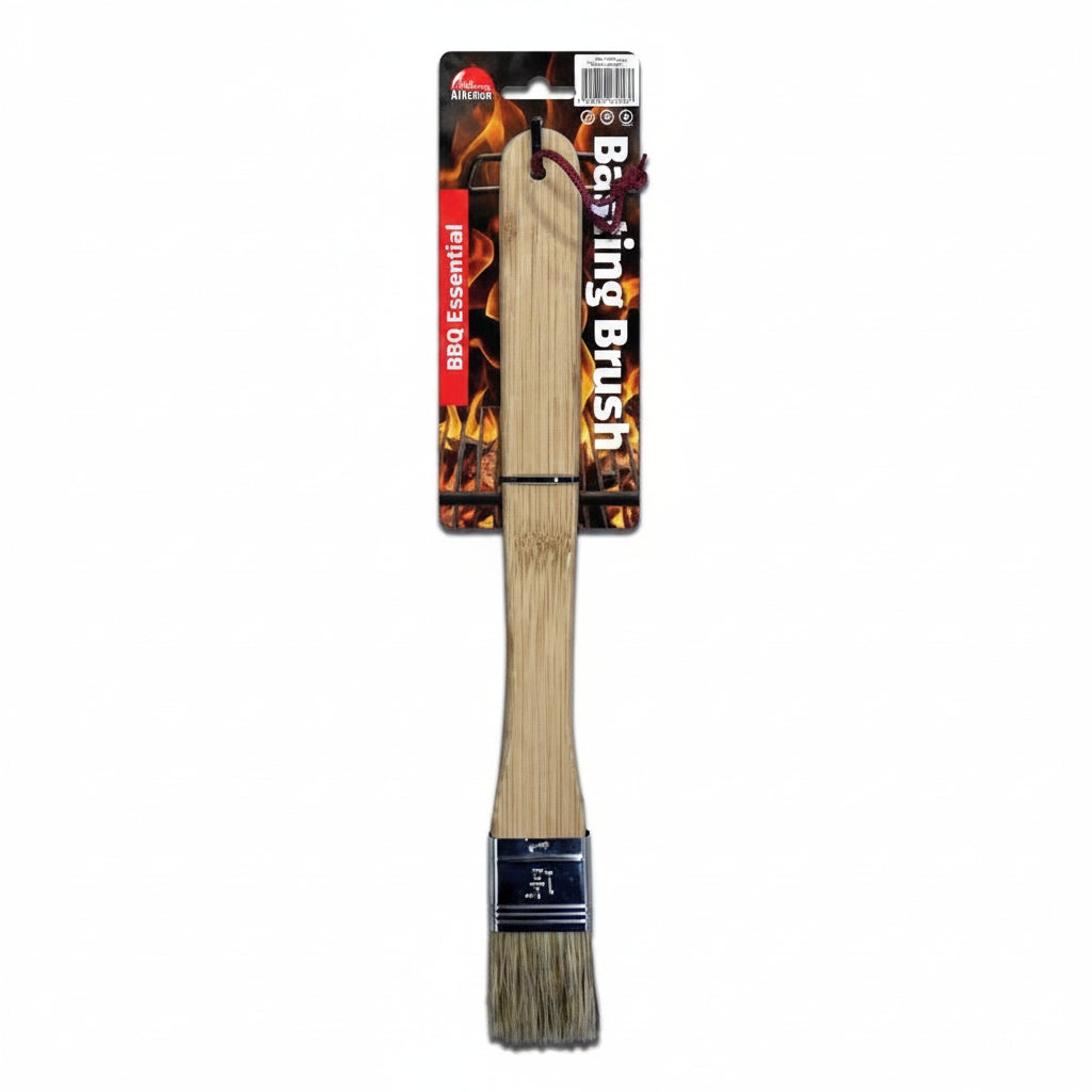 BBQ Baste Brush Wood 33cm 1pc