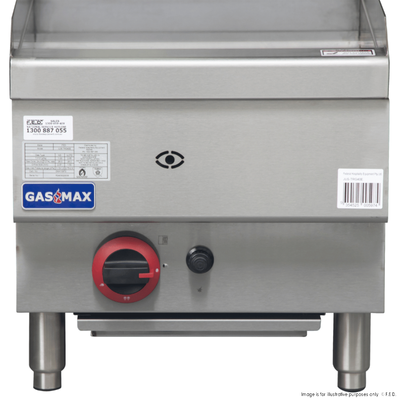 Gas Griddle 400x650x475mm LPG/18mj