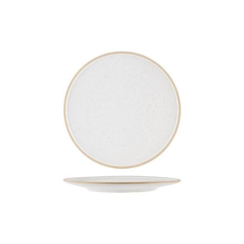 PLATE ROUND 257MM WHITE PEBBLE SOHO TABLEKRAFT