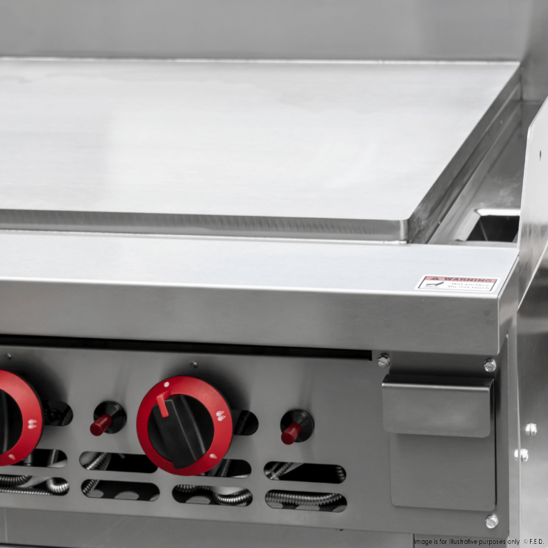 Gas Griddle & Gas Toaster 915x815x970mm NG - 75mj/h NAT 3/4 REG