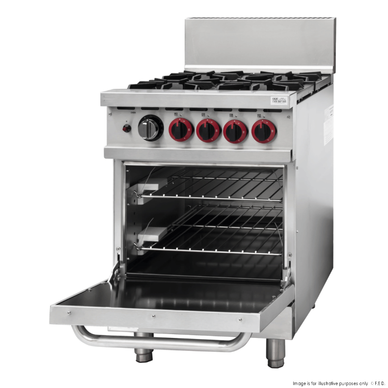Four gas burner with oven with flame failure LPG 204MJ