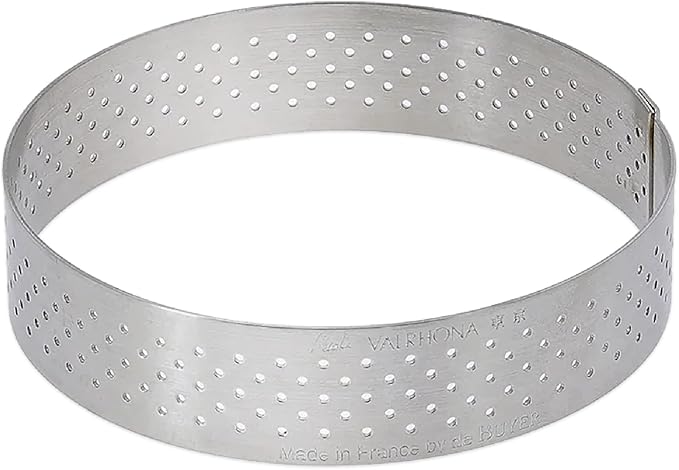 SS Cake Ring Round Perforated D.10x3.5cm.Ht. 1PC