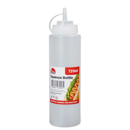 Sauce Bottle Clear 700ml