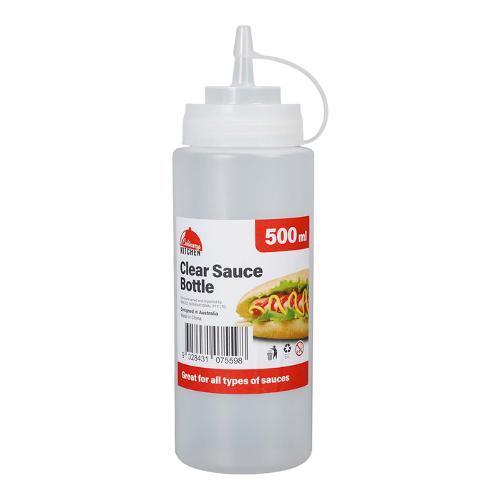 Sauce Bottle Clear 480ml 1 PCS