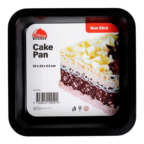 Bake Pan NS Square Cake 22x4cm 1pc