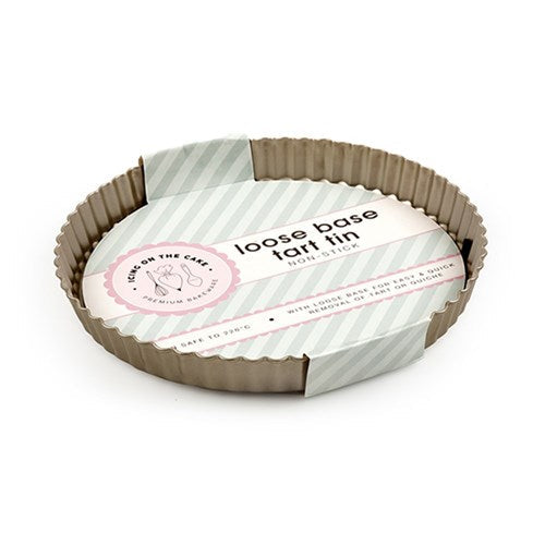 Baking Tin Tart w Loose Base Non-Stick Champagne 24x3cm 1pc