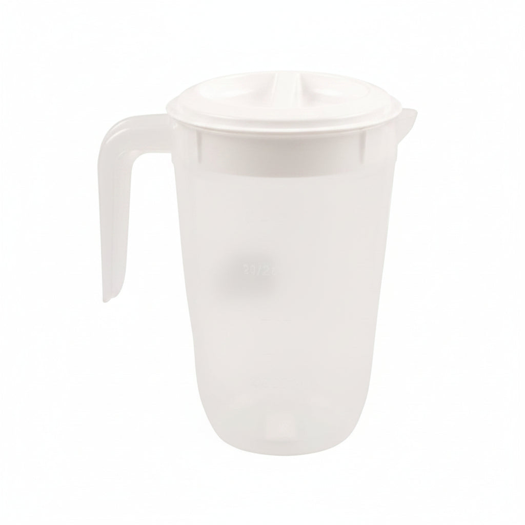 Plastic Fridge Jug with White Lid 2000ml