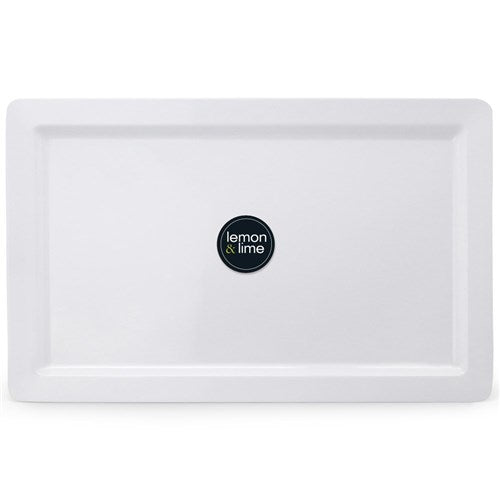 MELAMINE SERVING TRAY LARGE 48.5X30CM WHITE  1PCS