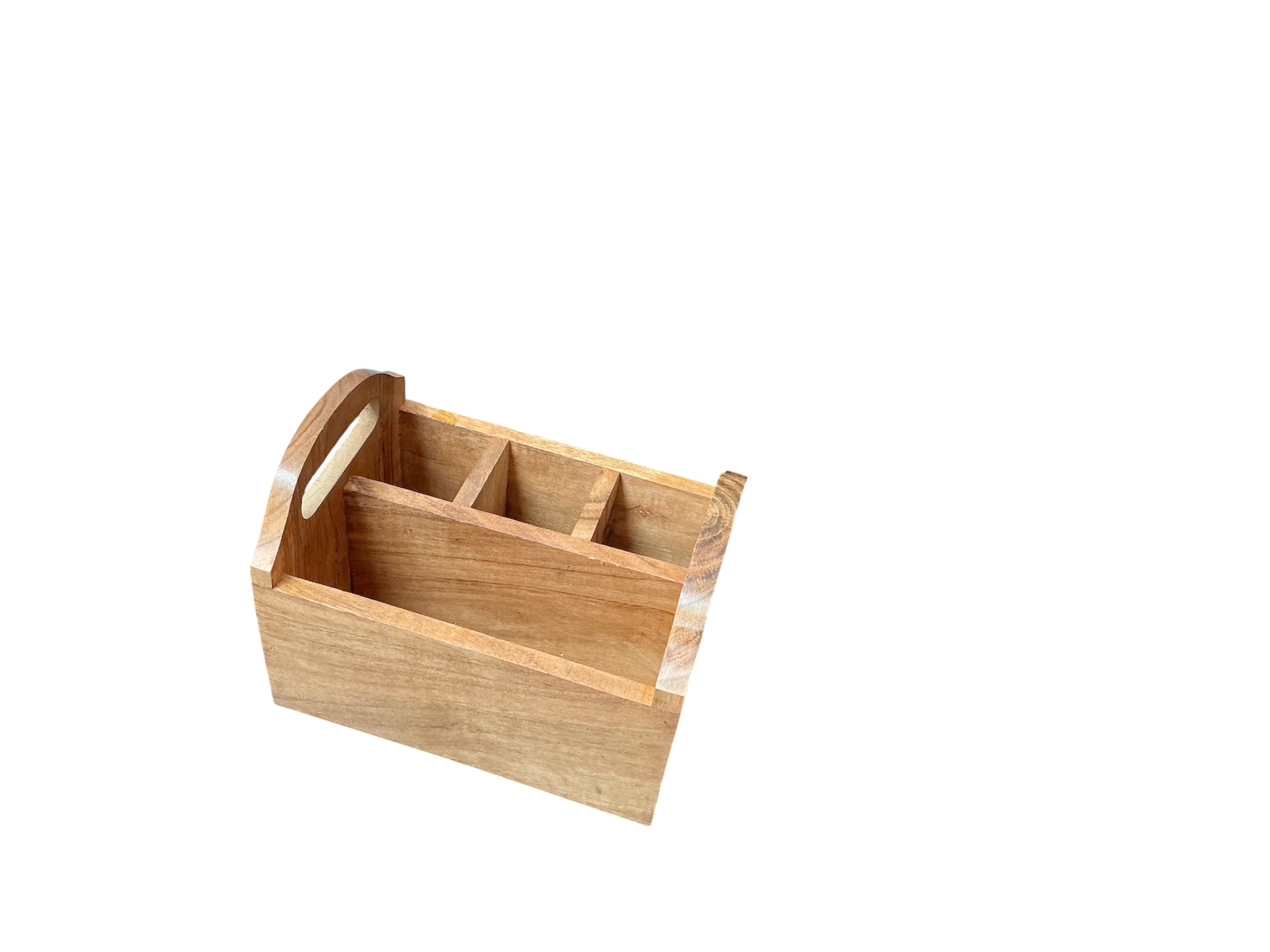 ACCACIA Wooden Caddy 8x6x6 Inches