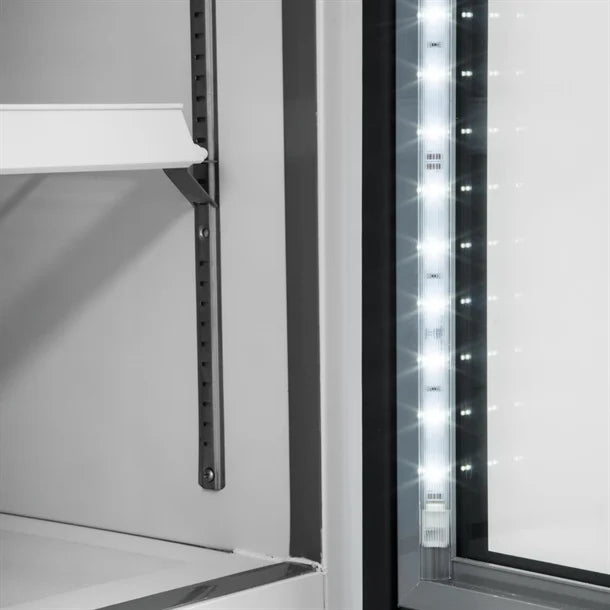 Polar G-Series Upright Display Freezer White - 920Ltr