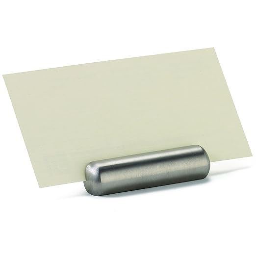 SS Bullet Menu/ Card Holder 2" 5cm 2pk