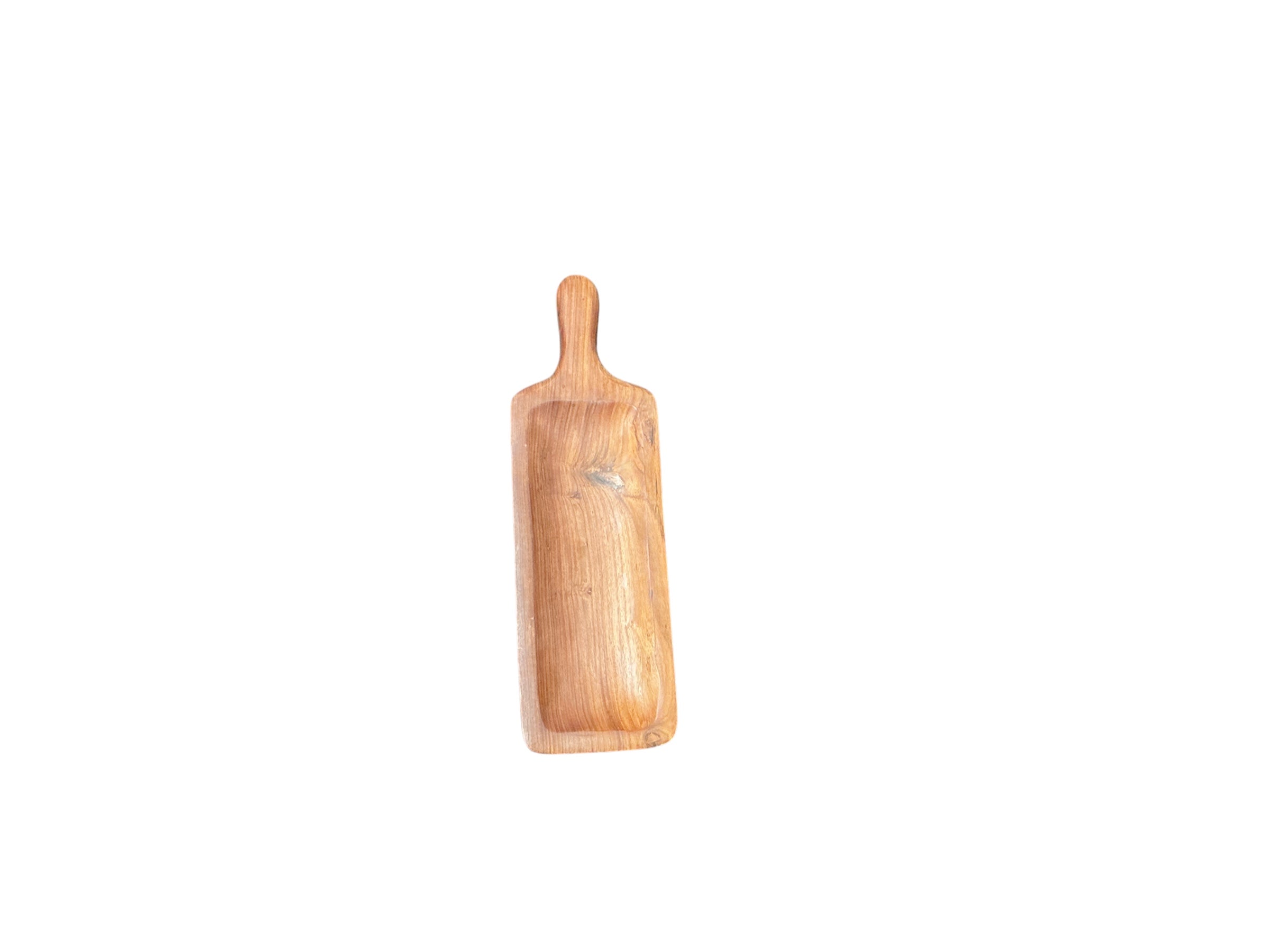 ACCASIA Wooden Platter Bat SHEESHAM 16X6 Inch