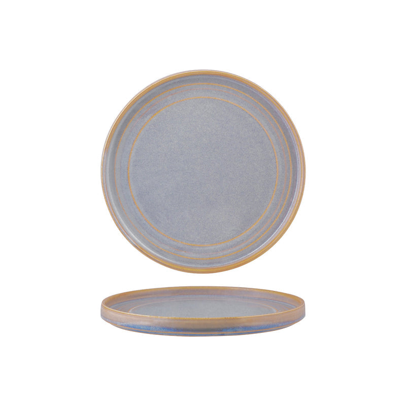 PLATE ROUND 225x22mmAZURE BLUE TABLECRAFT URBAN LOFT