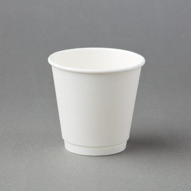 BetaEco SD Wall 8oz White Coffee Cup (90mm) 25PK