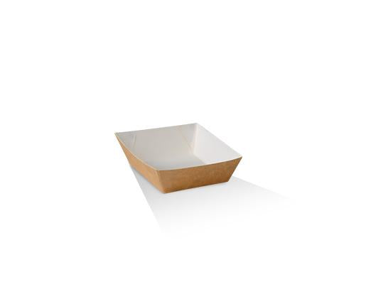 MINI TRAY/ BROWN CARDBOARD 150PK