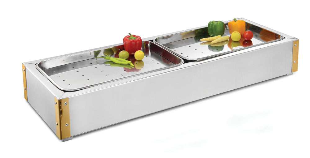 Stainless Steel Cold Display Double