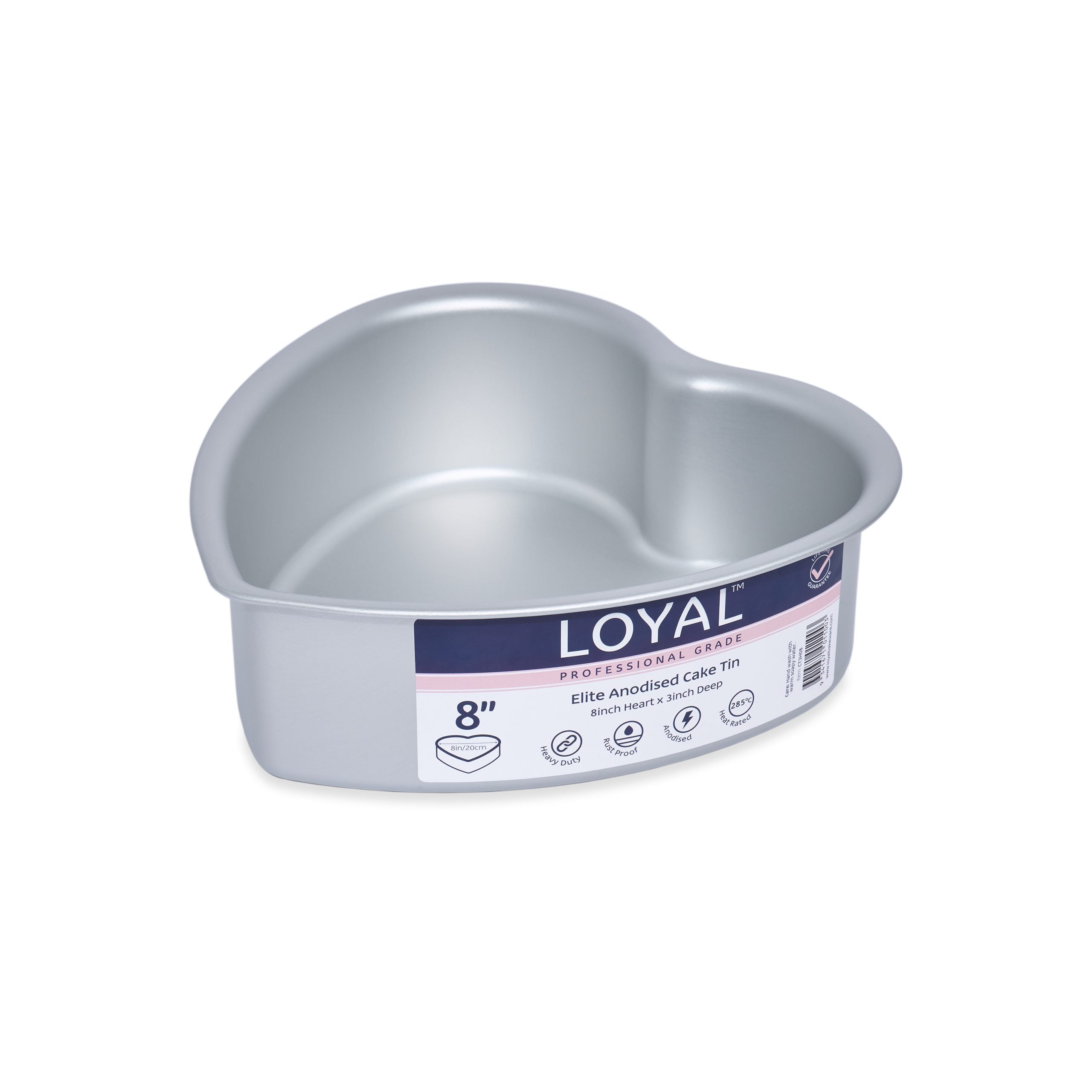 LOYAL Elite Anodised Cake Tin Heart (8in)