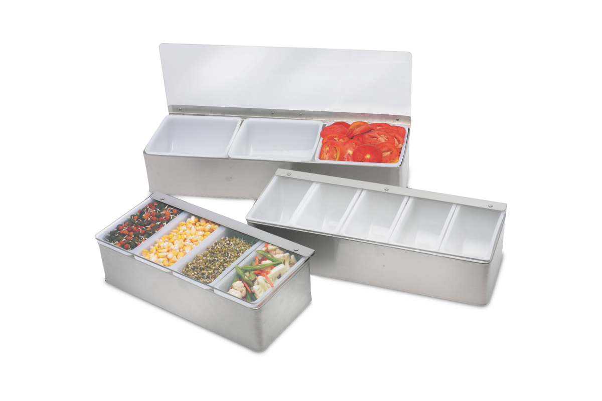 Condiment Dispenser With Lid 8 Pints